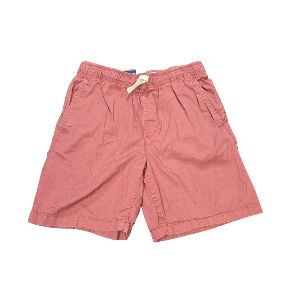 Old Navy Relaxed Fit Shorts Boy's XL (14-16) Faded Red Elastic Waist Drawstring